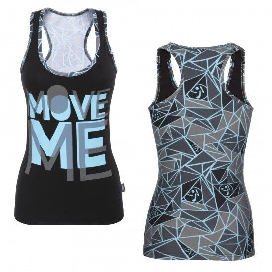 Zumba Move Me Racerback Zumbawear Dance Top All Sizes  