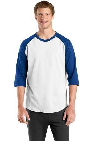 NEW Sport Tek   Colorblock Raglan Jersey. T200  