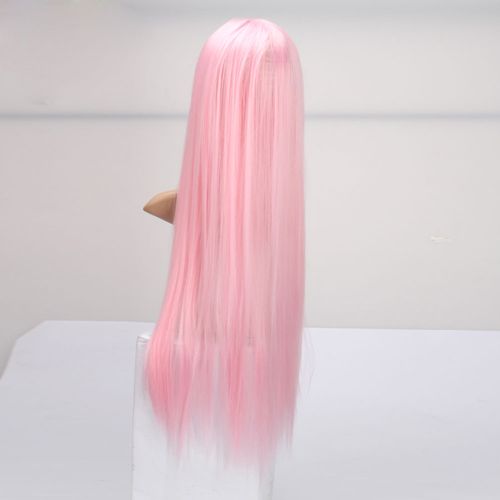 NEW Fashion Straight Hair Wig Pink Cosplay Wig Party Wig Hot Sale 