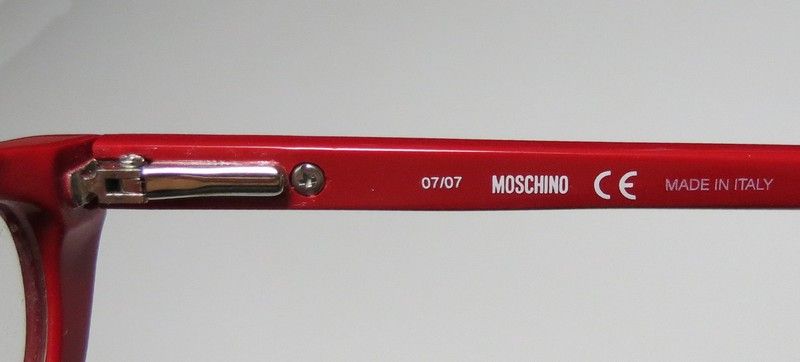 NEW MOSCHINO 01902 49 20 140 RED FULL RIM EYEGLASSES/GLASSES/FRAMES 