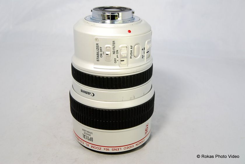 Canon 16x video lens zoom IS II for XL H1S camcorders XL1S XL2  