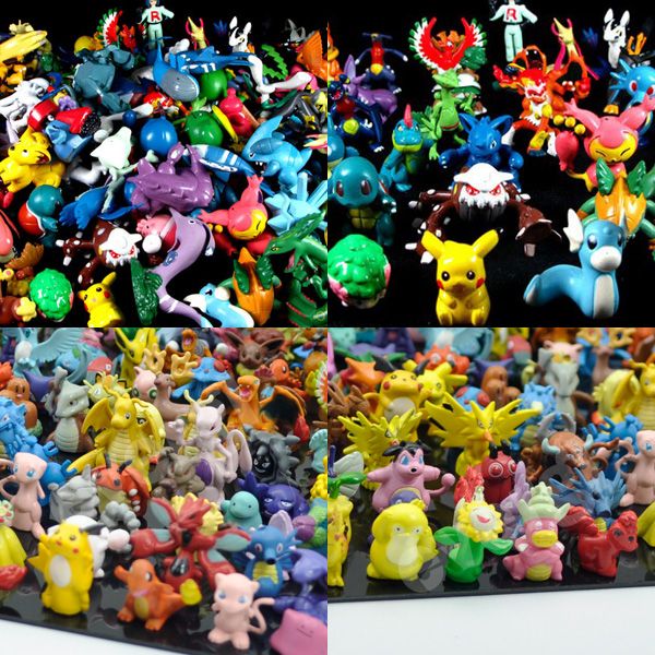 Wholesale Lots 24pcs Pokemon mini random Pearl Figures New  