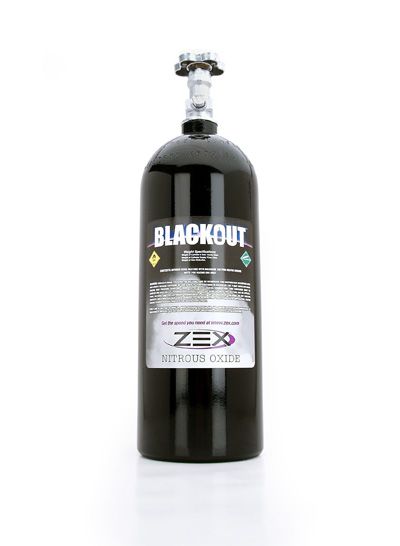 ZEX Nitrous 5 lb. Blackout Nitrous Bottle w/ Valve (82355)