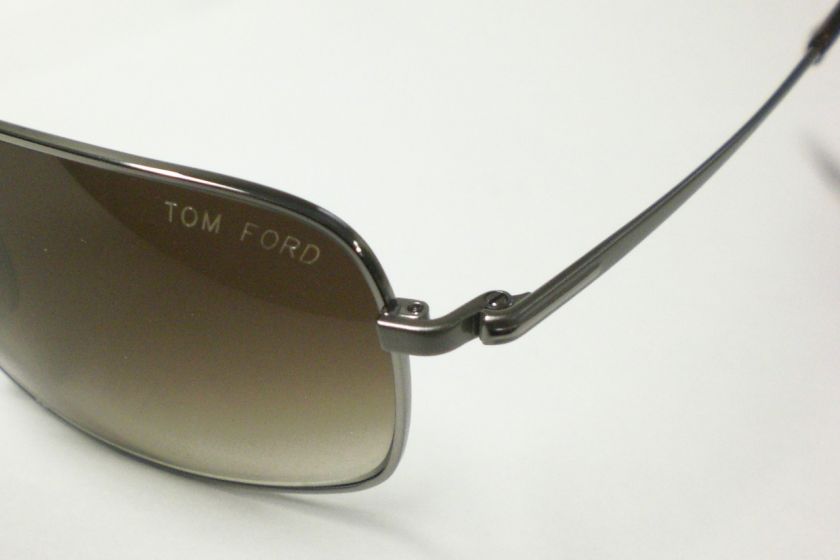 TOM FORD GREGOIRE TF190 TF 190 GUNMETAL 10F SUNGLASSES  