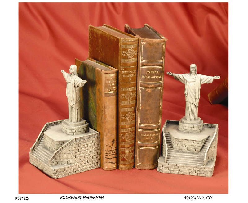 Christ the Redeemer Bookends   Ships Immediately  