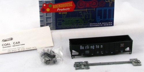 Roundhouse 40 3 Bay Rib Hopper 1541 CB&Q Coal Car  