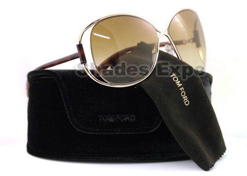 NEW TOM FORD SUNGLASSES TF 155 HAVANA EMMELINE 28F AUTH  