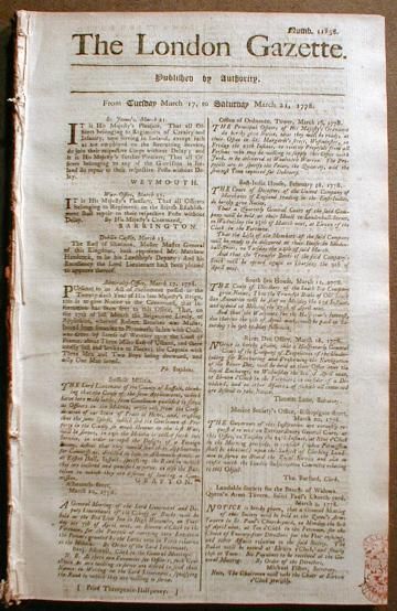 Lot of 10 orignl Revolutionary War newspapers 1774 1784  