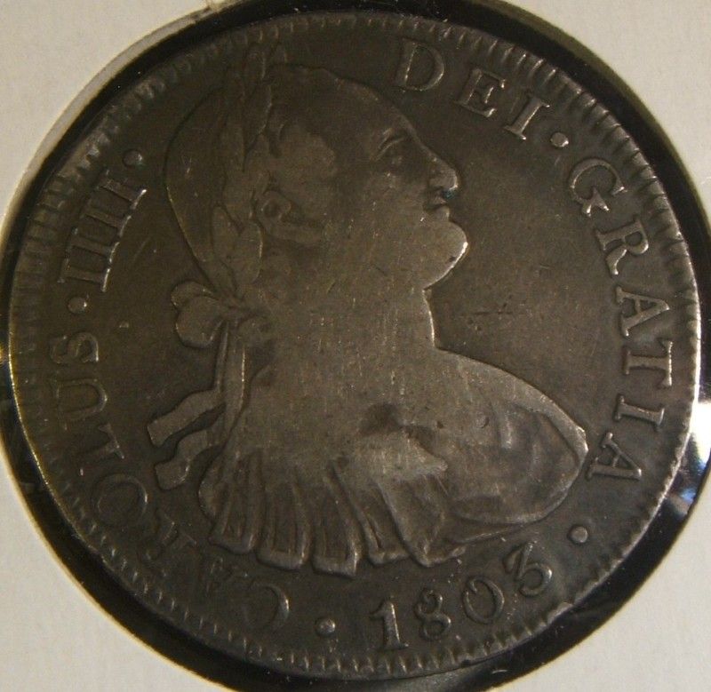 1803 Mo~~MEXICO~~SILVER~~8 REALES~AMERICAS 1st DOLLAR  