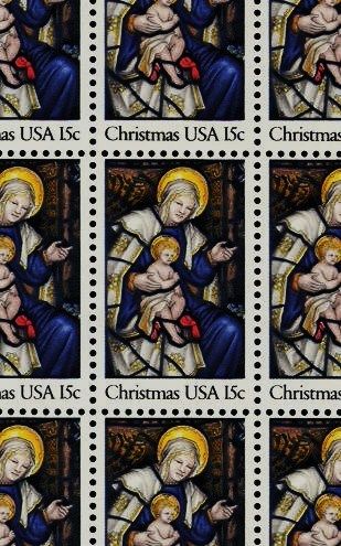 1842 Madonna & Child sheet of 50   MNH  