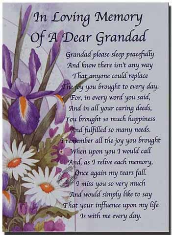 Grave Card   Dad Prayer   with Free Holder M118 5060131753171  