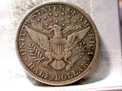 1915 D XF BARBER HALF ID#P994  