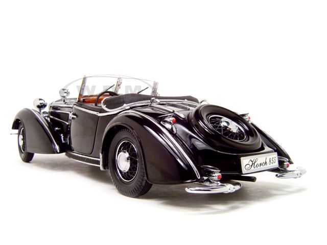 1939 HORCH 855 ROADSTER BLACK 118 DIECAST MODEL  