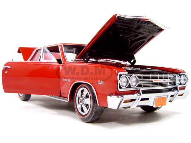 1965 CHEVROLET SS 396 MALIBU RED 118 DIECAST MODEL  