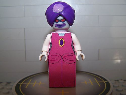 Lego Minifig CUSTOM Mario Bros Princess Shroob Lar  