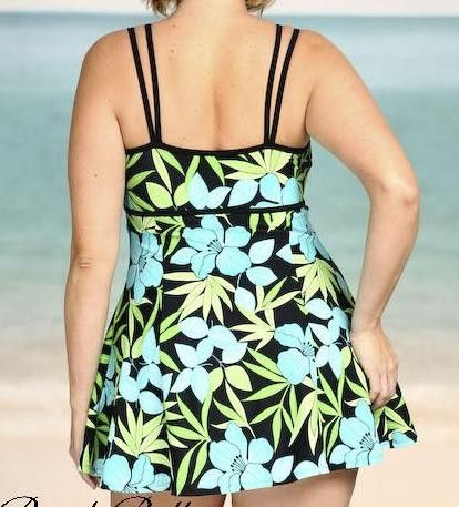 womens swimwear swimdress,bathing suit plus 1X 2X 18W  