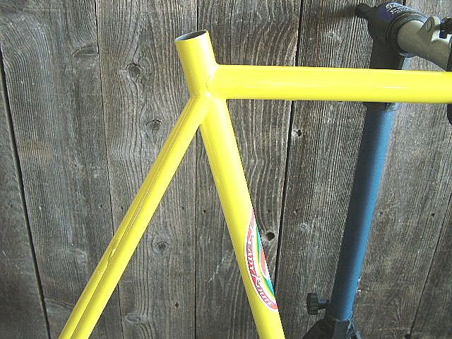 NOS Bertin Road Frame and Fork (60 cm)Yellow Finish  