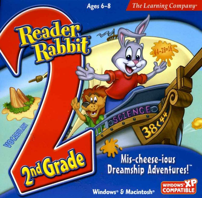 Kids Software READER RABBIT 2nd Grade MIS CHEESE IOUS  