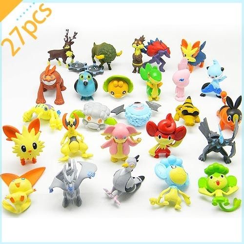 2011 NEW Lots 27pcs 3 6cm Mini Pokemon random Pearl ct Figures, Kids 