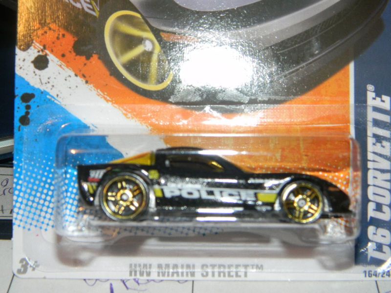 HOT WHEELS 2011 HW MAINSTREET #4 C6 CORVETTE HOTWHEELS  