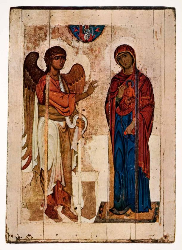 1963 Print Annunciation of Ustyug Blagovescenie Ustjuzskoe Religious 