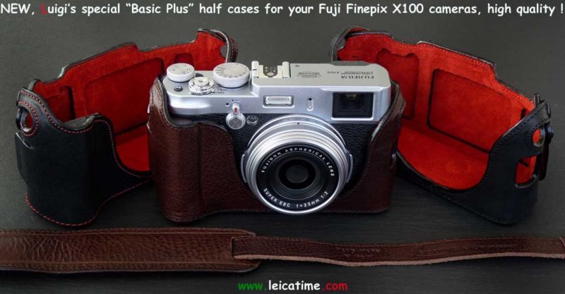 LUIGI BASIC PLUS CASE FUJI FINEPIX X100,w/GRIP,w/STRAP  