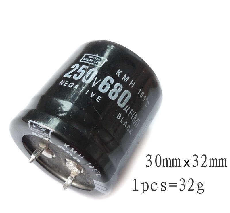 250V 680uf Electrolytic Capacitor Radial 30x32mm x 1pc  