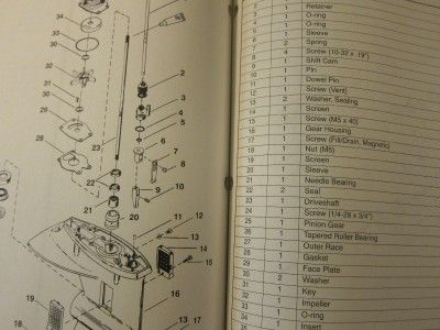 Force Mercury Outboard Service Shop Manual 1996 25 HP  