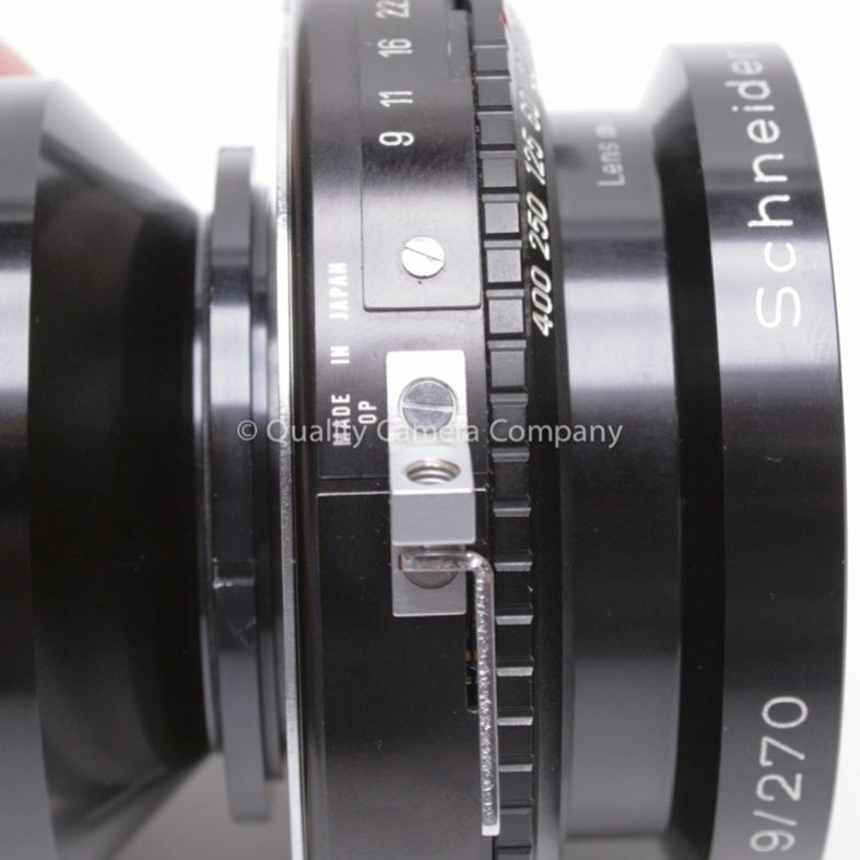 Schneider 270mm f/9 G Claron Lens   SMALL FOOTPRINT & 8x10 COVERAGE 