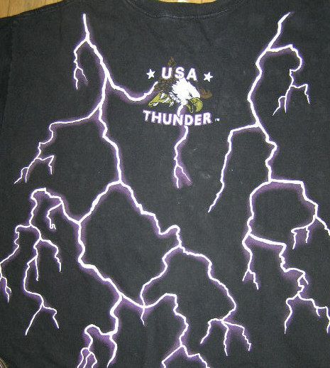 Pit Bull USA Thunder T Shirt XL Black Cotton Free Ship  