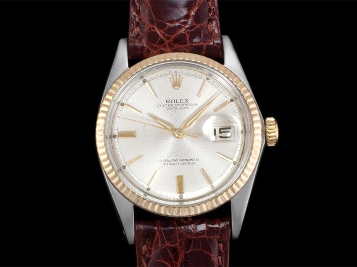 1965 ROLEX Vintage 2 Tone DATEJUST   14K Gold & Stainless Steel  