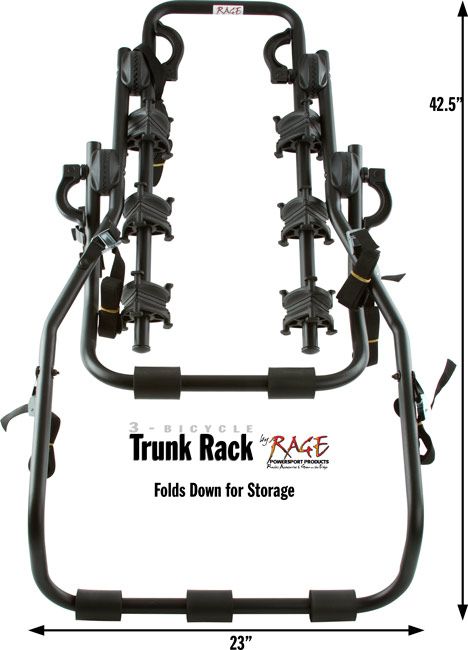 BIKE TRUNK MOUNT SUV CARRIER RACK HATCHBACK CAR RACKS  