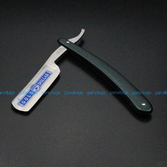 New Green Alloy Steel Straight Shaving Razor Cut Throat  