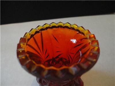 AMBERINA VINTAGE PUFFFED DIAMOND TOOTHPICK HOLDER ex  