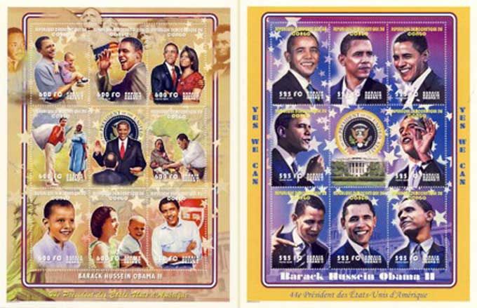 Congo D.R.   Barack Obama   2 Sheet Set   3A 346  