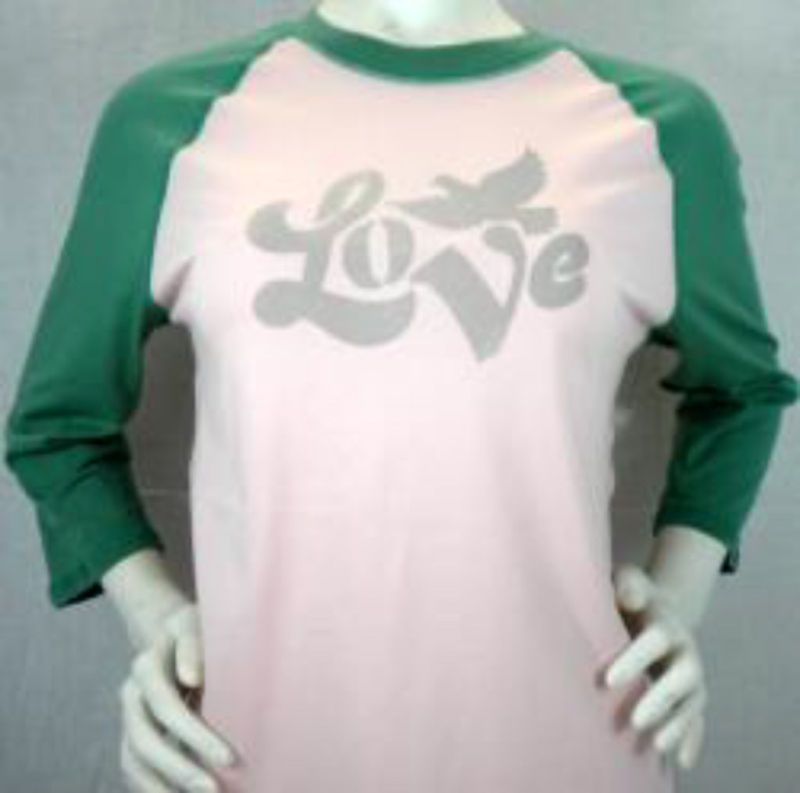 Lucky Brand T Shirt for Women 3/4 Sleeve Love  