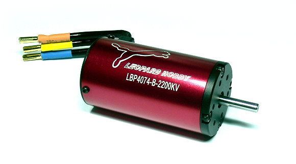 LEOPARD Model 4074 KV2200 4 Poles Brushless Motor  