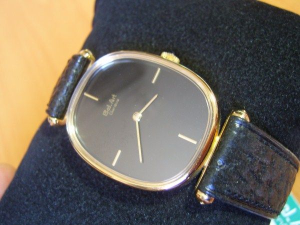 ELEGANTLY NOS 70S BEL ART MANUAL 17J SWISS MENS WRISTWATCH  