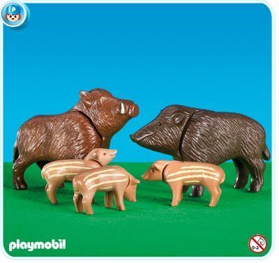 Playmobil 7886 Wild Boar family Brand NEW Retired  