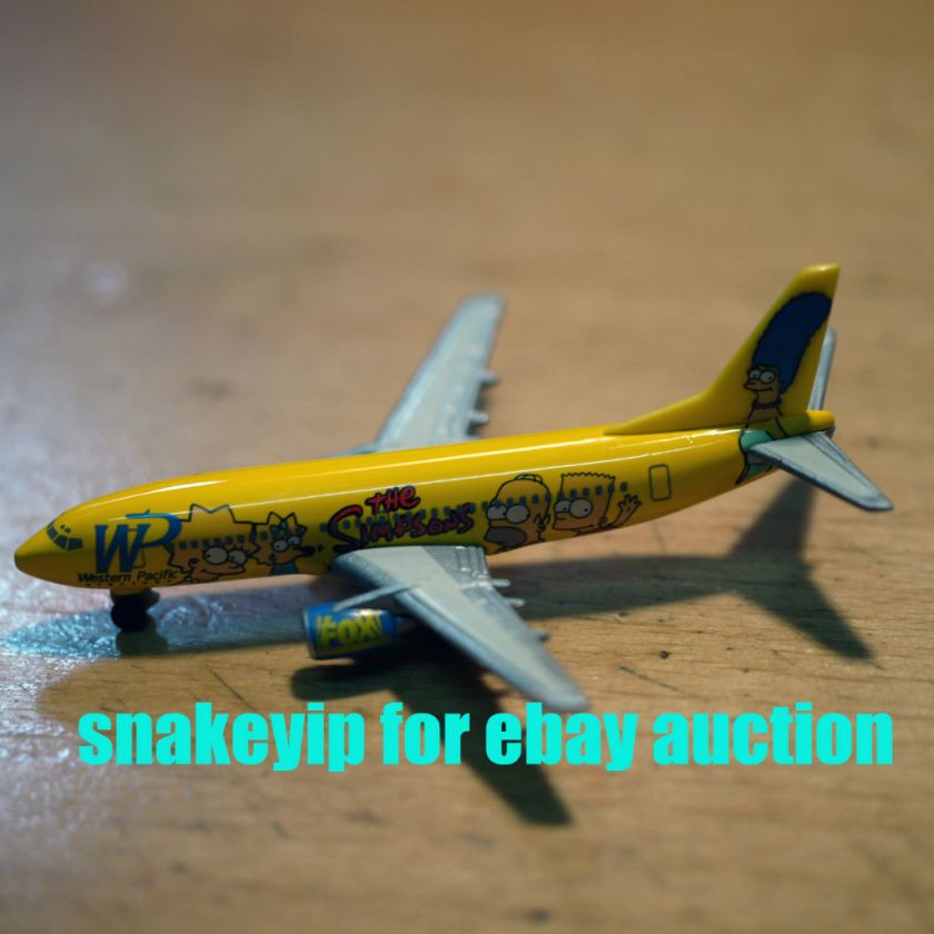 Herpa Wings Western Pacific 737 300 The Simpsons 1500  