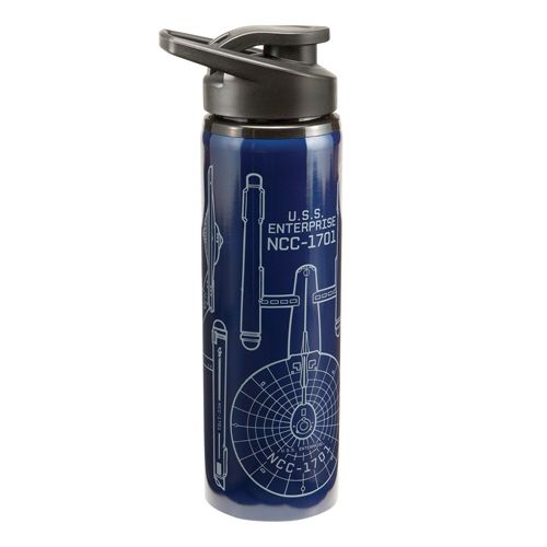 Star Trek TOS Enterprise Stainless Steel Water Bottle  