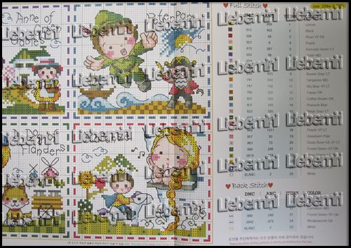 so20 Fairy Tales of Childhood cross stitch pattern  