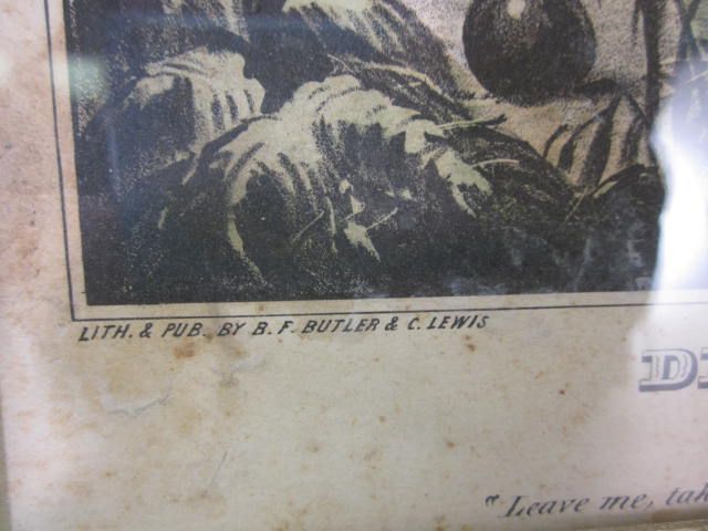   Colored Print KENTUCKY 2nd Volunteers Death of Henry Clay Jr  