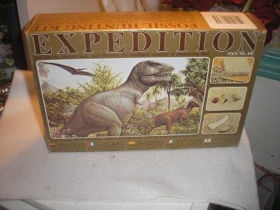 EXPEDITION T REX TOOTH FOSSIL HUNTING KIT, 1995   NIB  