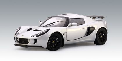 Lotus Exige Silver Diecast Model Car 1/18 Autoart NIB  