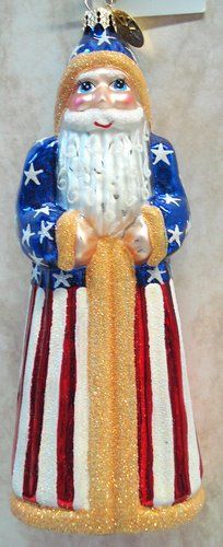 RADKO Valiant & Brave ORNAMENT Patriotic 911 1010121  