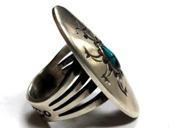 Calvin Martinez–Bisbee Turquoise Ring–Bug Protection  