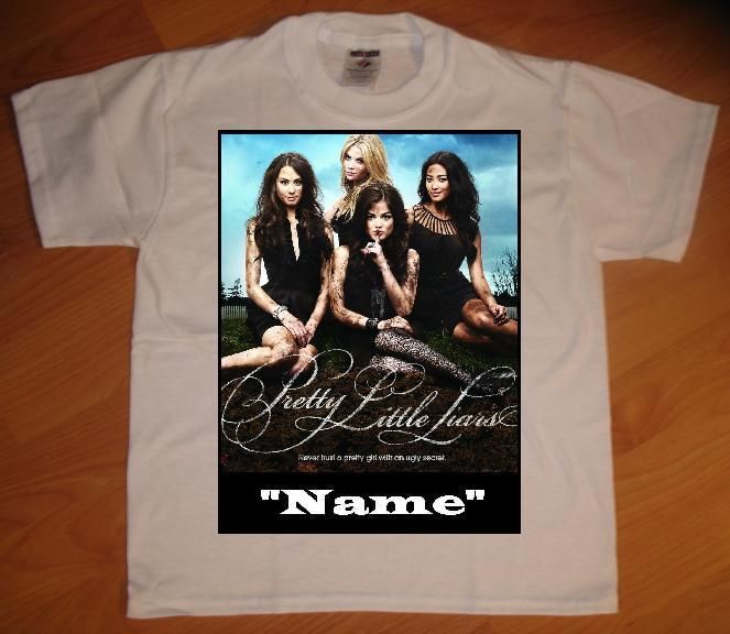 Pretty Little Liars Personalized T Shirt   NEW  