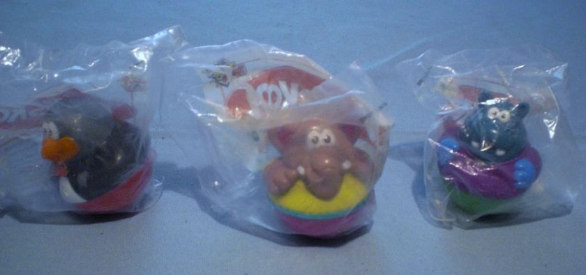 Wendys 2004 Playskool Weebles 3 different MIP  