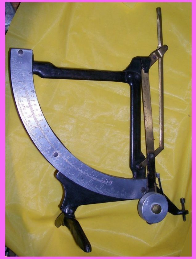 RARE, ANTIQUE MECHANICAL WEIGHT SCALE / WEIGHING SCALE, GRAMS  